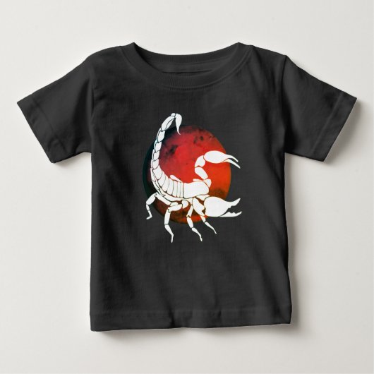 T-shirt Pour Bébé Scorpio, signe zodiaque (Devant)