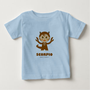 T-shirt Pour Bébé Scorpio Zodiac pour enfants
