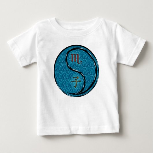 T-shirt Pour Bébé Scorpion & Rat d'eau (Devant)