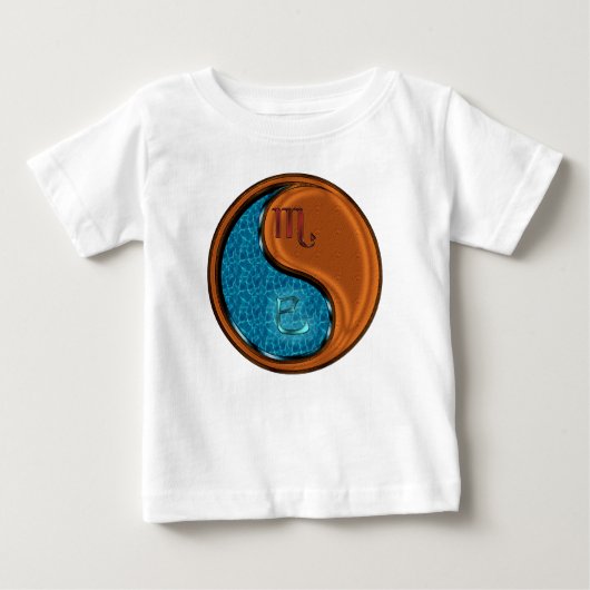 T-shirt Pour Bébé Scorpion & Serpent de Bois (Devant)