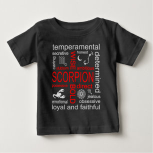 T-shirt Pour Bébé Scorpion signe zodiaque