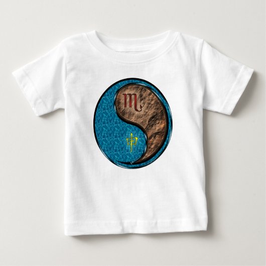 T-shirt Pour Bébé Scorpion & Singe de Terre (Devant)
