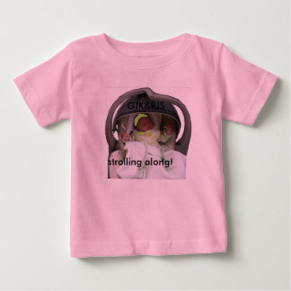 T-shirt Pour Bébé Se promener le long de la chemise à manches longue