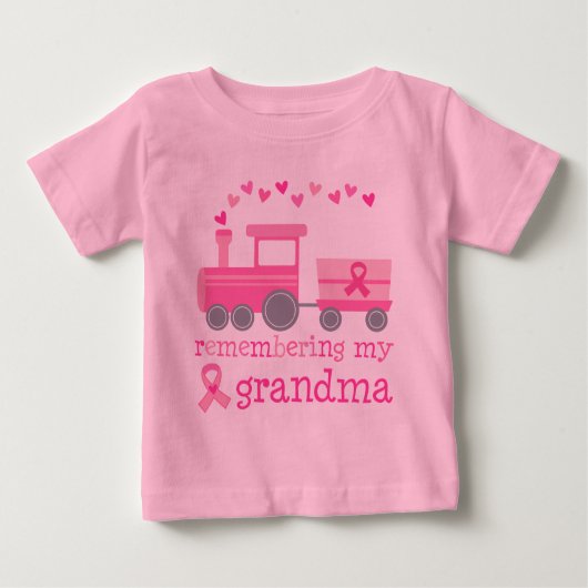 T-shirt Pour Bébé Se rappeler ma grand-maman (Devant)
