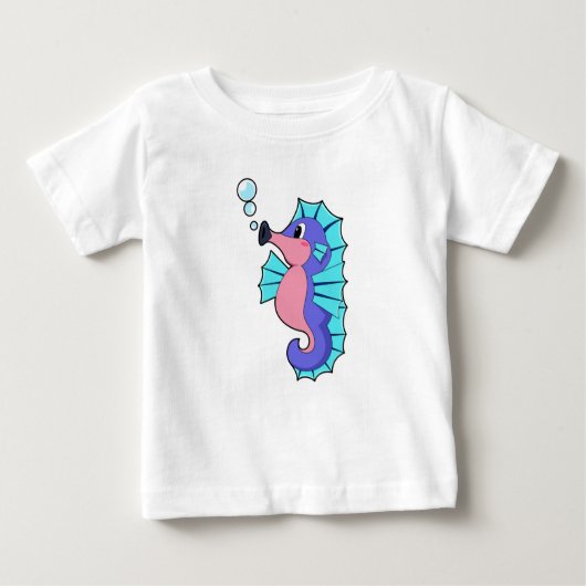 T-shirt Pour Bébé Seahorse (Devant)