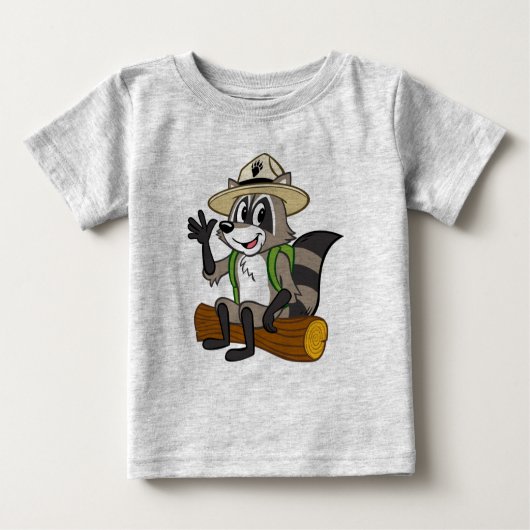 T-shirt Pour Bébé Séance de Rick de garde forestière de Rick | de (Devant)