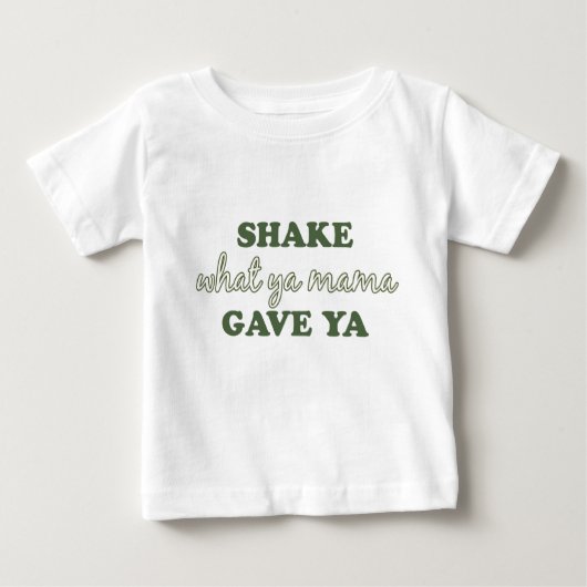 T-shirt Pour Bébé secouer (Devant)