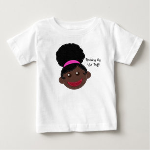 T-shirt Pour Bébé Secouer mon afro Puff! Cheveux naturels d'enfants