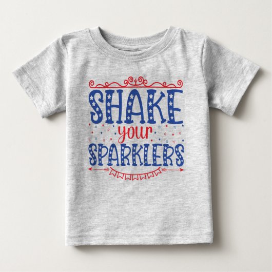 T-shirt Pour Bébé Secouez Vos Éperviers (Devant)