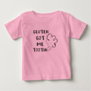 T-shirt Pour Bébé Sensibilisation au coeliaque Gluten Me Dotent