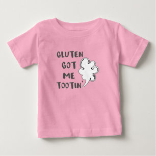 T-shirt Pour Bébé Sensibilisation au coeliaque Gluten Me Dotent