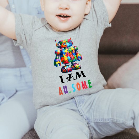 T-shirt Pour Bébé Sensibilisation sur l'autisme Autiste Enfants