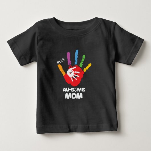 T-shirt Pour Bébé Sensibilisation sur l'autisme personnalisée T-shir (Devant)