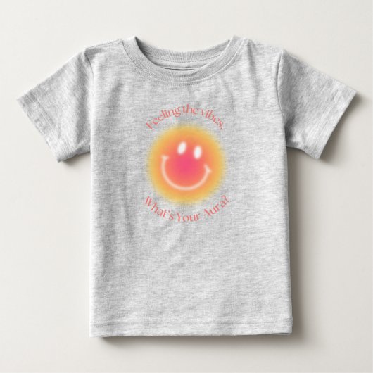 T-shirt Pour Bébé Sentir les Vibes (Devant)