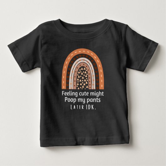 T-shirt Pour Bébé Sentir mignon pourrait faire tomber mon pantalon p (Devant)