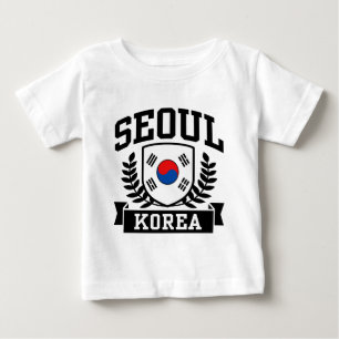 T-shirt Pour Bébé Séoul Corée
