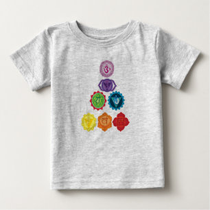 T-shirt Pour Bébé Sept Chakra Baby Football Bodysuit