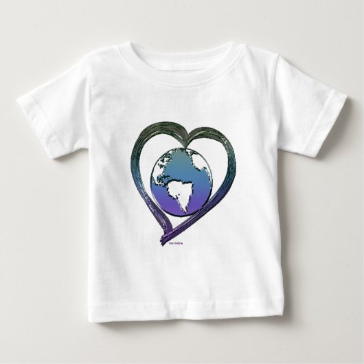 T-shirt Pour Bébé Série EARTH LOVER (Devant)