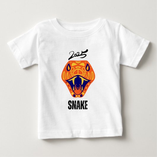 T-shirt Pour Bébé Serpent 2025 (Devant)