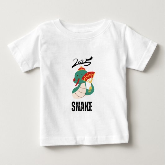 T-shirt Pour Bébé Serpent 2025 (Devant)