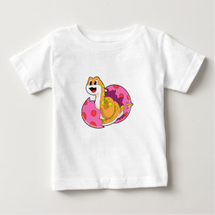 T-shirt Pour Bébé Serpent avec oeuf