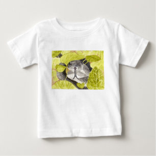 T-shirt Pour Bébé Serpent de rat noir