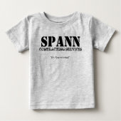 T-shirt Pour Bébé Services de adjudication de Spann (Devant)