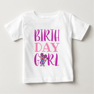 T-shirt Pour Bébé Sesame Street Abby - Fille d'anniversaire