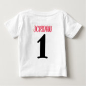 T-shirt Pour Bébé Sesame Street | Elmo- Fille d'anniversaire (Dos)