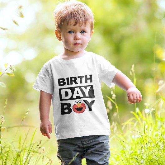 T-shirt Pour Bébé Sesame Street | Elmo - Garçon d'anniversaire