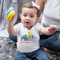 Sesame Street Pals | Fille d'anniversaire - Nom &