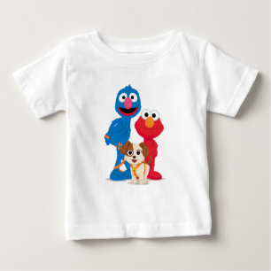 T-shirt Pour Bébé Sesame Street   Tango avec Grover & Elmo