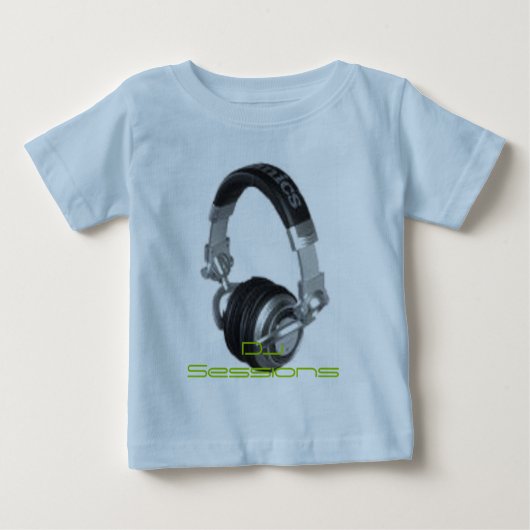 T-shirt Pour Bébé Sessions du DJ (Devant)