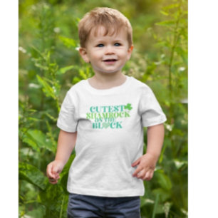 T-shirt Pour Bébé Shamrock croustillant dans le quartier St. Patrick