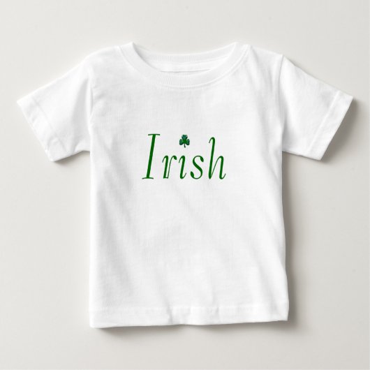 T-shirt Pour Bébé shamrock, irlandais (Devant)