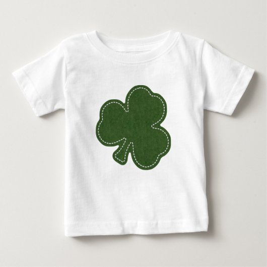 T-shirt Pour Bébé Shamrock irlandais de la Saint Patrick (Devant)