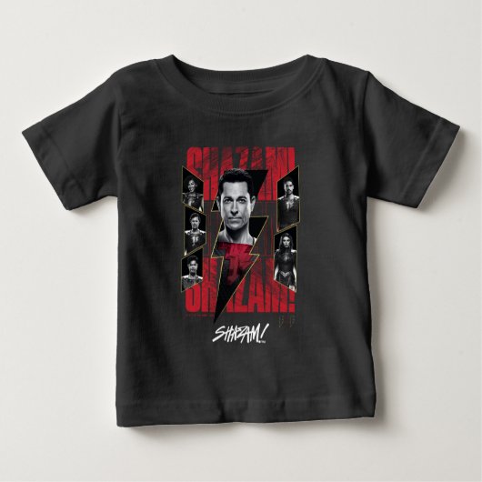 T-shirt Pour Bébé SHAZAM ! Furie des dieux | Groupe SHAZAMily (Devant)