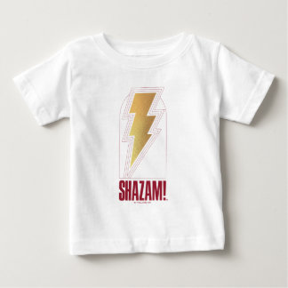 T-shirt Pour Bébé SHAZAM ! Furie des dieux | Insigne de boulon de fo