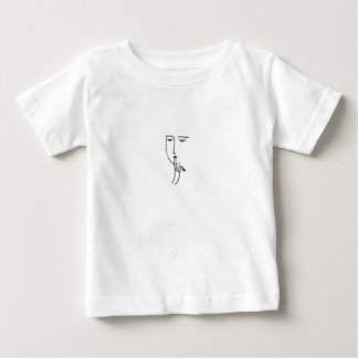 T-shirt Pour Bébé Shhhh font face sur le T-shirt de bébé