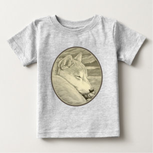 T-shirt Pour Bébé Shiba Inu Creeper Amoureux des chiens biologique B