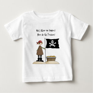 T-shirt Pour Bébé Shiver Me Timbers ! Voici Le Trésor ! Pirate