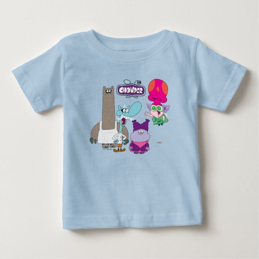T-shirt Pour Bébé Shnitzel, Mung, Chowder et Truffes (Devant)