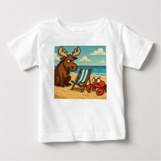 T-shirt Pour Bébé Shoreline Showdown – Qui obtient le siège ? Tee po