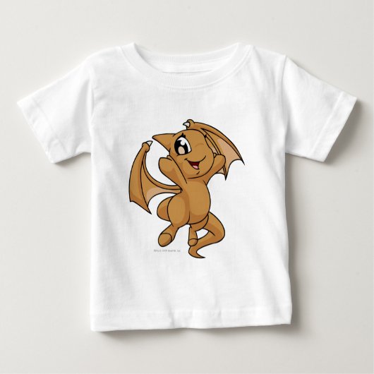 T-shirt Pour Bébé Shoyru Brown (Devant)