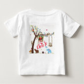 T-shirt Pour Bébé Si vous aimez MONKEYS, vous aimerez ce baby tee ! (Dos)