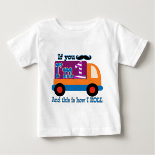 T-shirt Pour Bébé Si vous moustache, je suis un et voici comment je