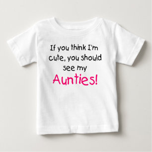 T-shirt Pour Bébé Si vous pensez que je suis mignon voir les mes mes