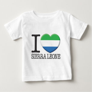 T-shirt Pour Bébé Sierra Leone