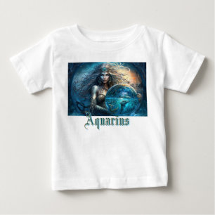 T-shirt Pour Bébé Signe du zodiaque Verseau