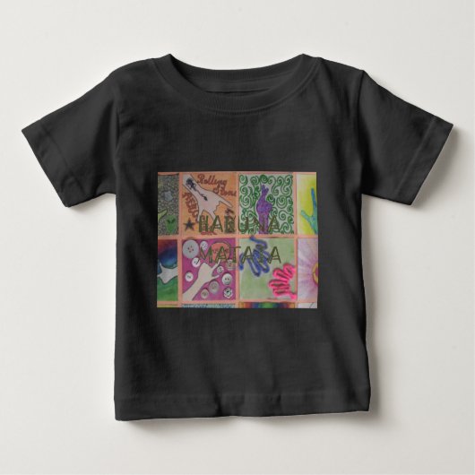 T-shirt Pour Bébé Signe Hakuna Matata - Impression (Devant)
